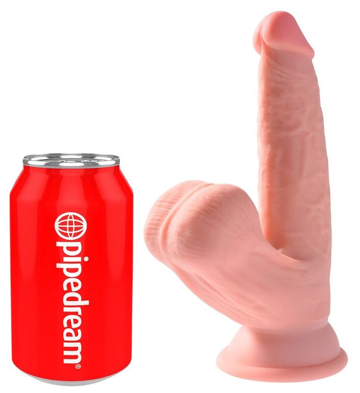 KING COCK - PLUS BOLAS DE BALANO DE DILDO 3D 12.7 CM