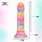 MYTHOLOGY - LYRA 2 DILDO DE SILICONE 19 CM Ø 3,3 CM DONUTS