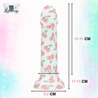 MYTHOLOGY - LYRA 3 DILDO DE SILICONE 17 CM Ø 3,6 CM CEREJAS