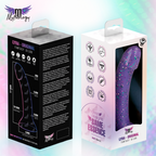 MYTHOLOGY - LYRA 10 DILDO DE SILICONE 17 CM Ø 3,6 CM ROXO COM PINTAS