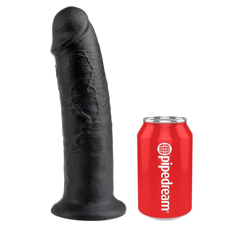 KING COCK - DILDO PRETO 25 CM