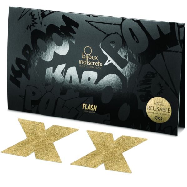 BIJOUX INDISCRETS - CAPAS DE BICOFLASH OURO