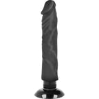 BASECOCK - VIBRADOR REALÍSTICO BASECOCK 2-1 PRETO 20 CM -O- 4 CM