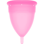 STERCUP - COPO MENSTRUAL DE SILICONE FDA ROSA - TAMANHO S