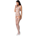 PASSION - MULHER BS067 BODYSTOCK BRANCO TAMANHO ÚNICO