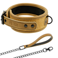 FETISH SUBMISSIVE ORIGIN - COLAR DE CORRENTE COM FORRO DE NEOPRENE